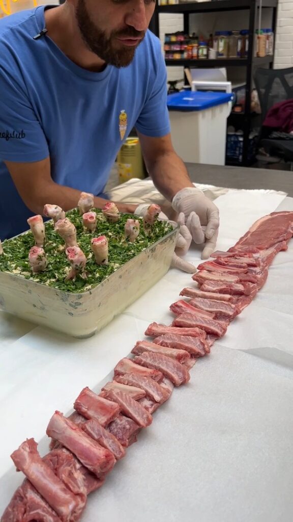 Sándwich de costilla de cerdo!