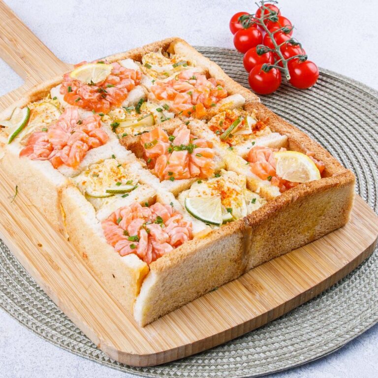 Lachs und Lauch