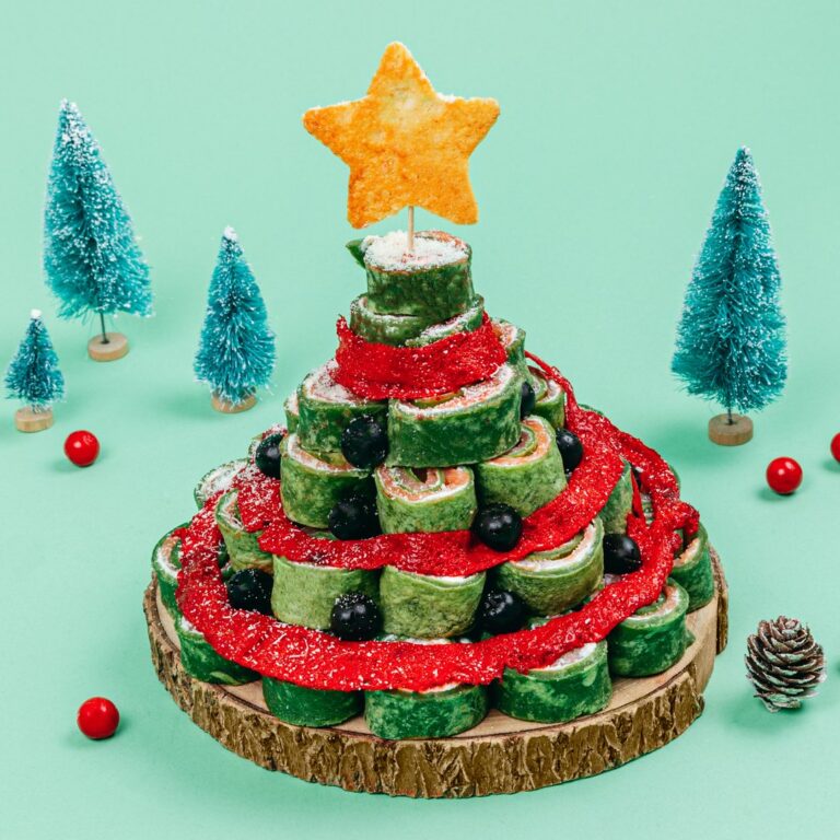 Le sapin wrap épinards et saumon fumé