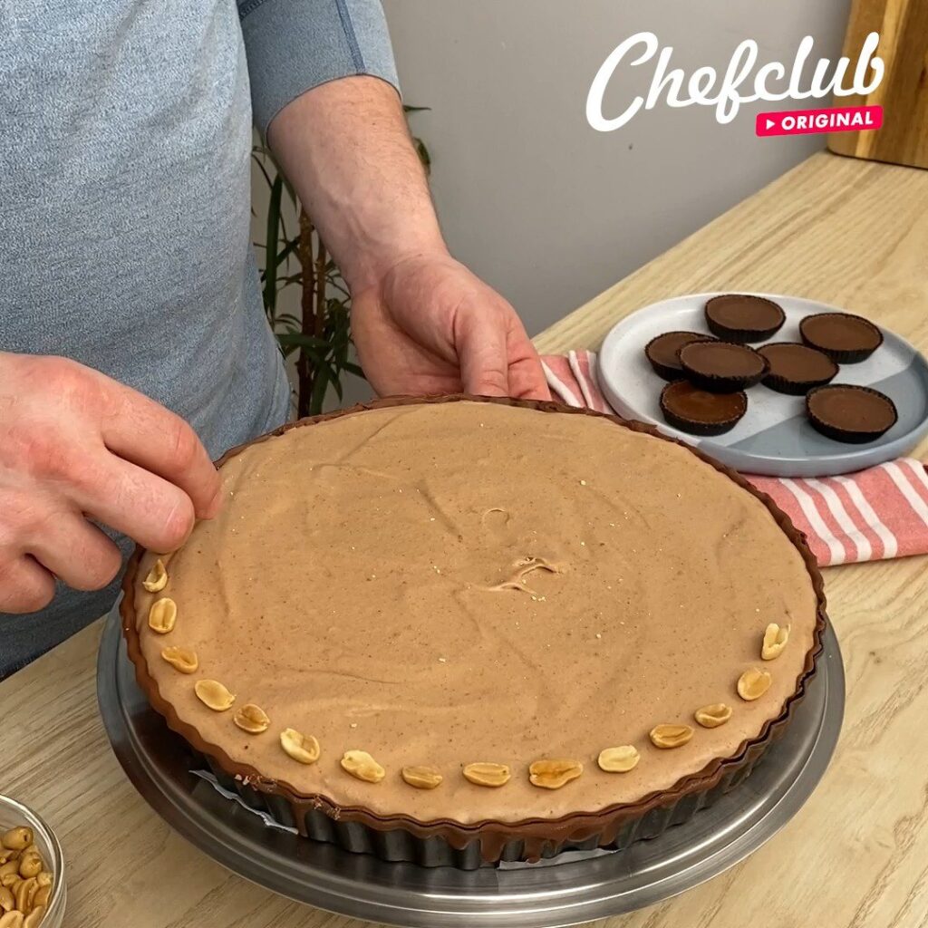 Torta de chocolate e manteiga de amendoim