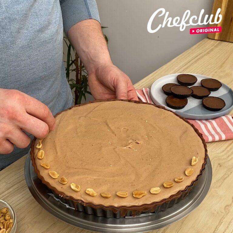 Torta de chocolate e manteiga de amendoim