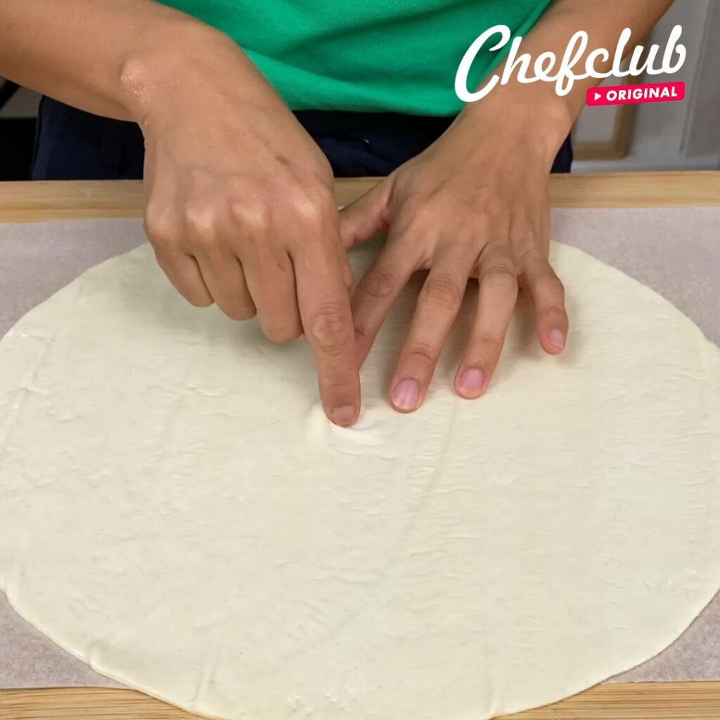 Coroa de abobrinha e queijo