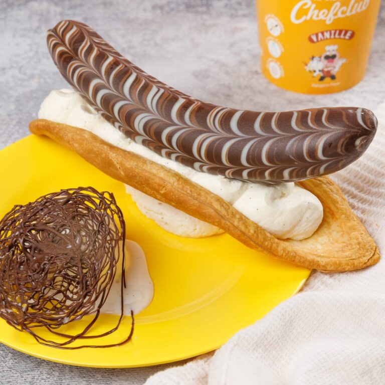 Plátano con chocolate!