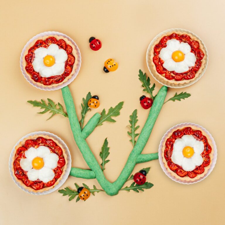 Daisy Tomato Tarts