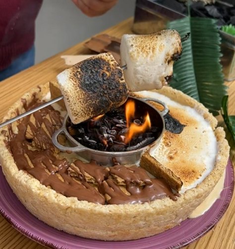 Indoor S’mores Cheesecake
