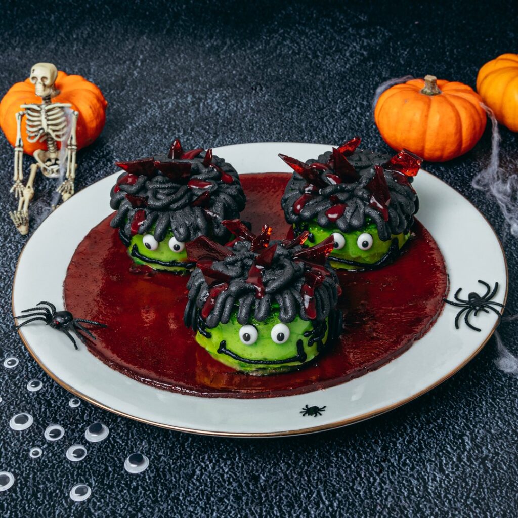 Tarta del monstruo de Frankenstein!