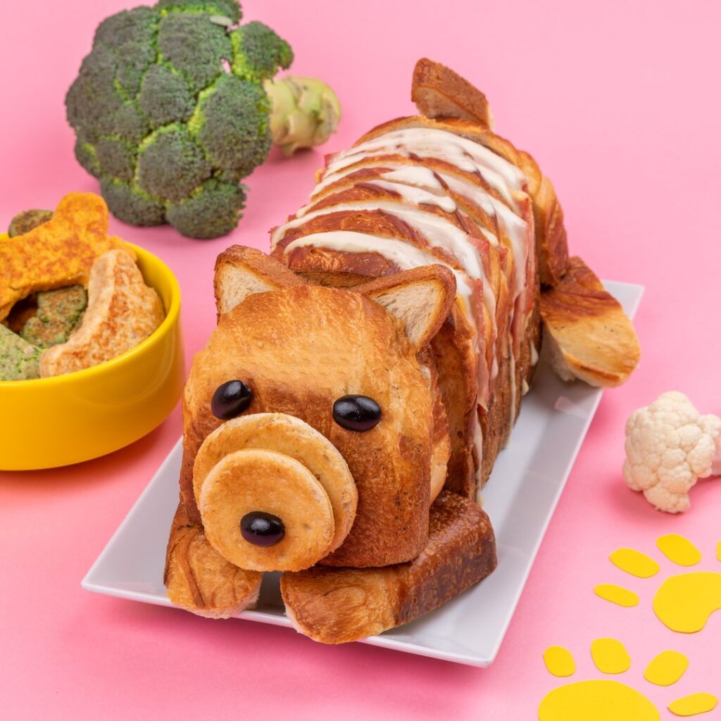 Croque toutou et ses os en légumes
