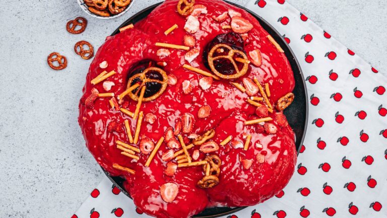 ¡Trenza de Pretzel de fresa!