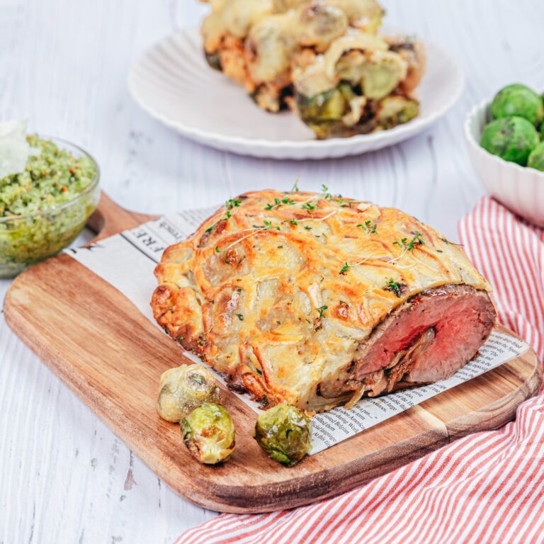 Torta de carne chique