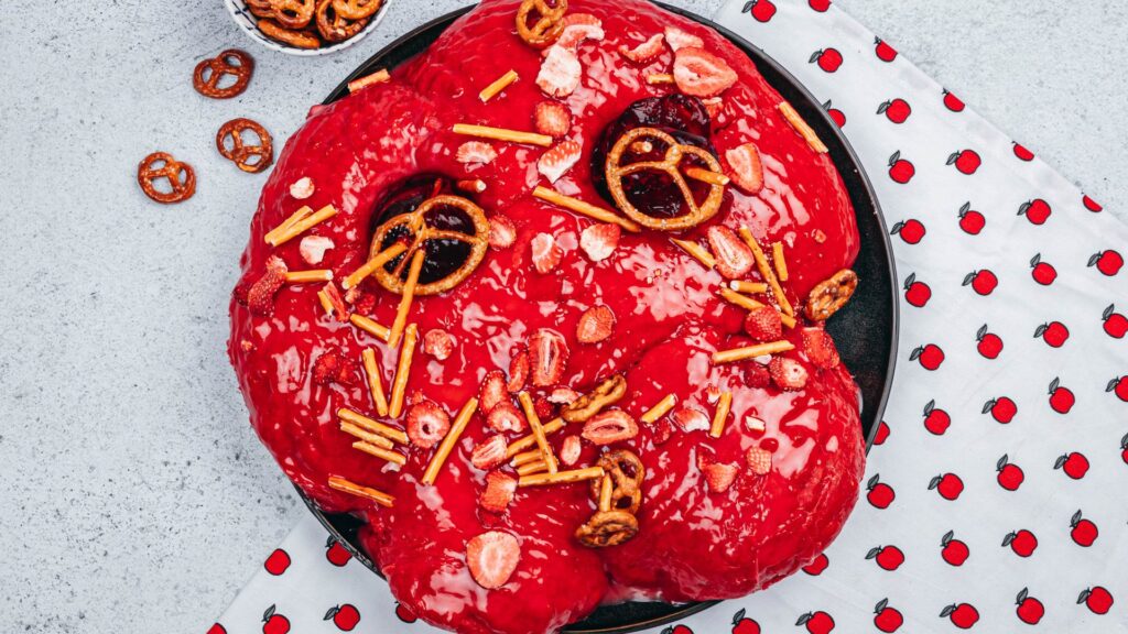 ¡Trenza de Pretzel de fresa!