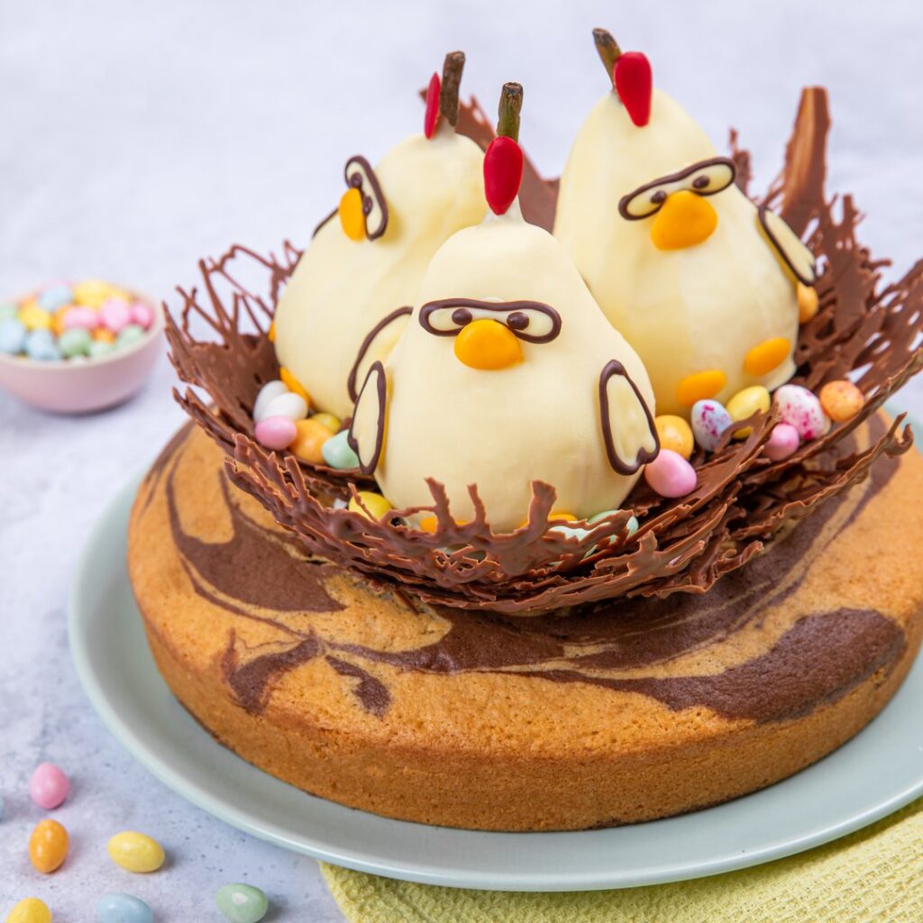 Pear & Chocolate Nest