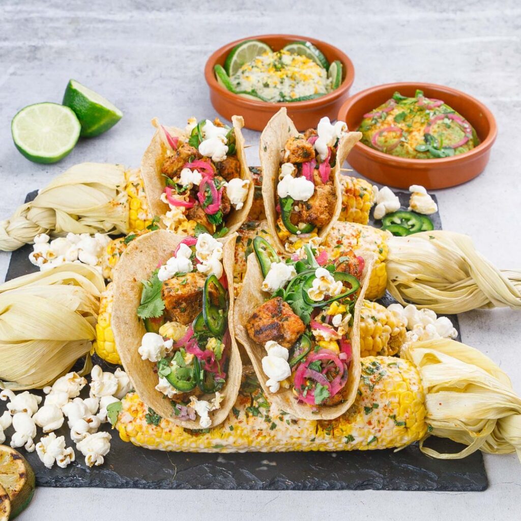 Popcorn Chicken Tacos