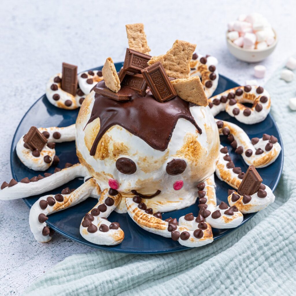Octopus S’mores Ice Cream