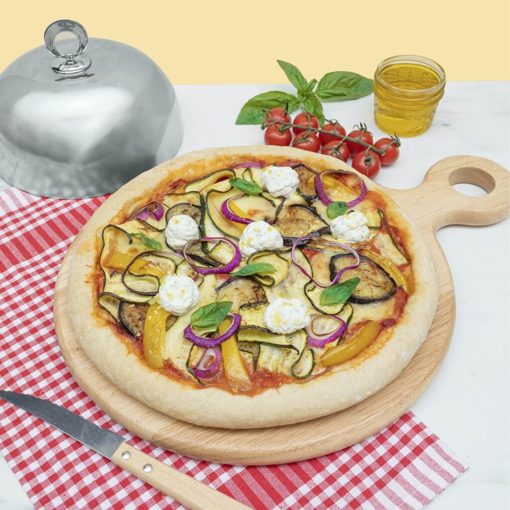 Vegetarian Lemon Pizza