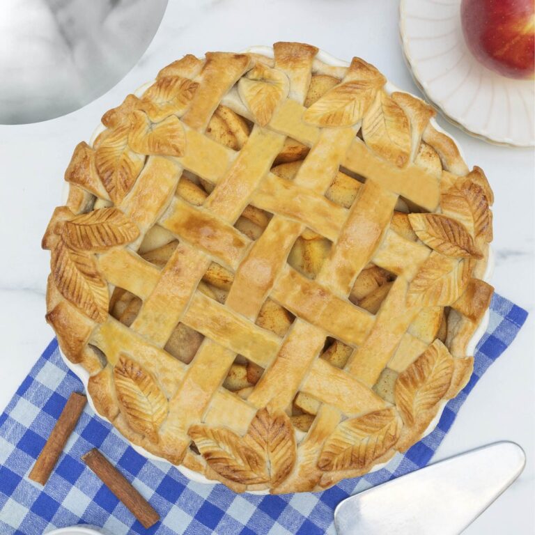 La tarte aux pommes au gingembre