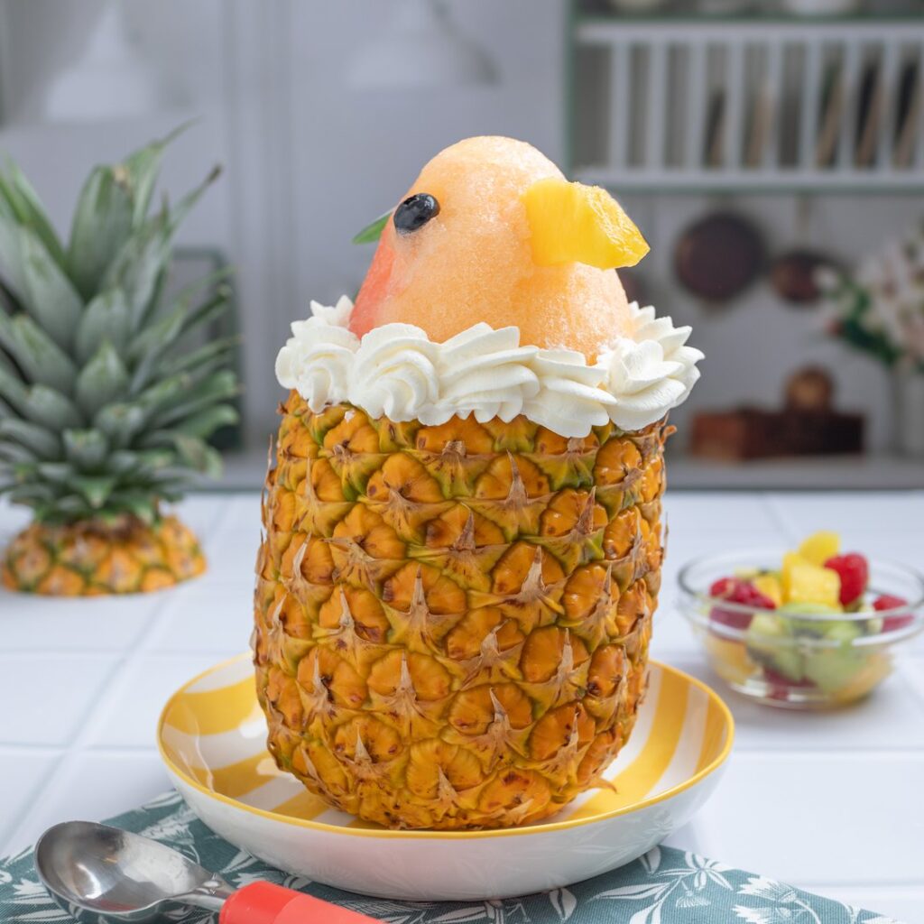 Polly’s Pineapple Snow Cone