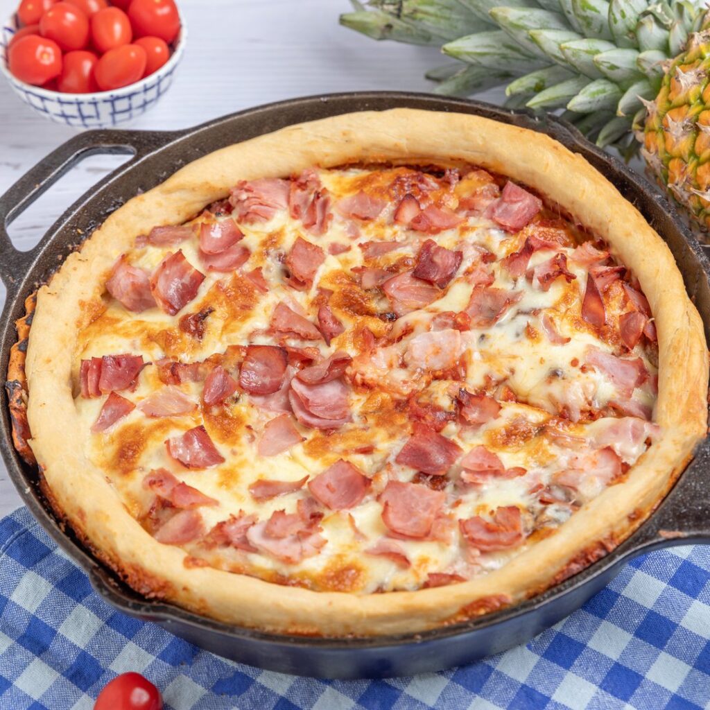 Stacked Hawaiian Pizza