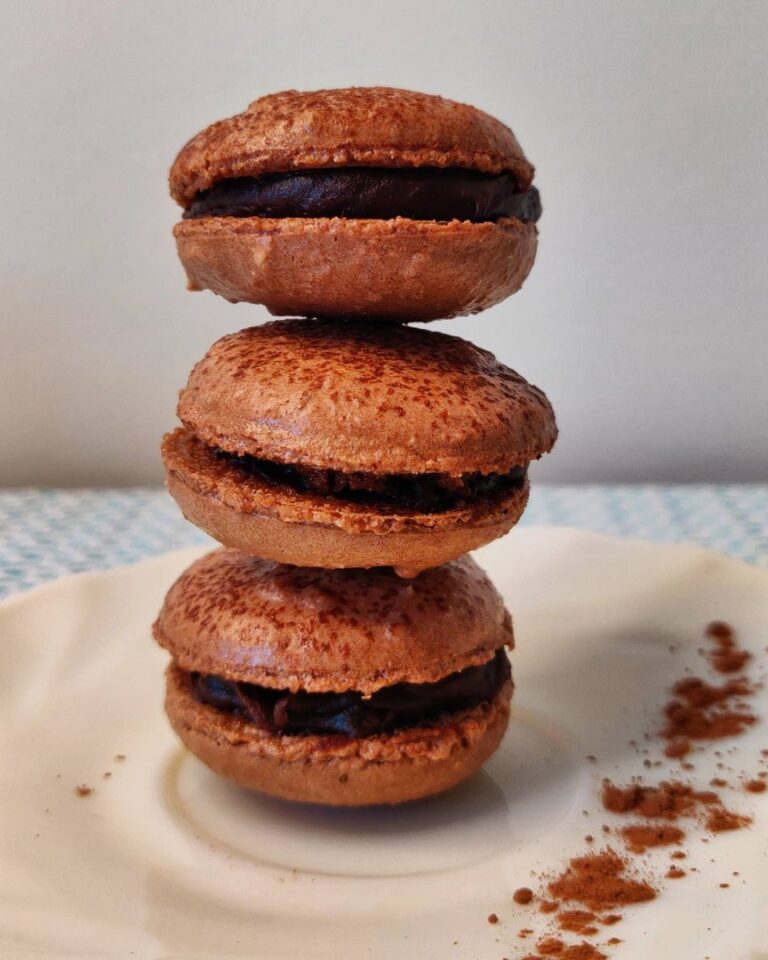 Macarons tout chocolat
