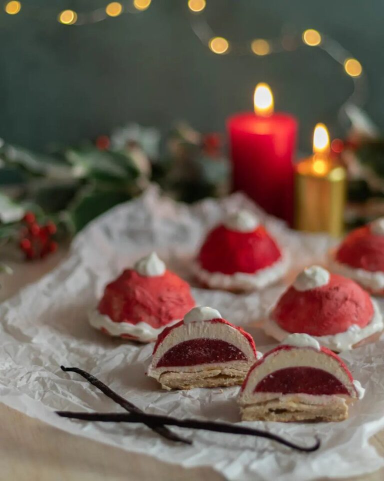 Les bonnets du Père Noël à la Fraise
