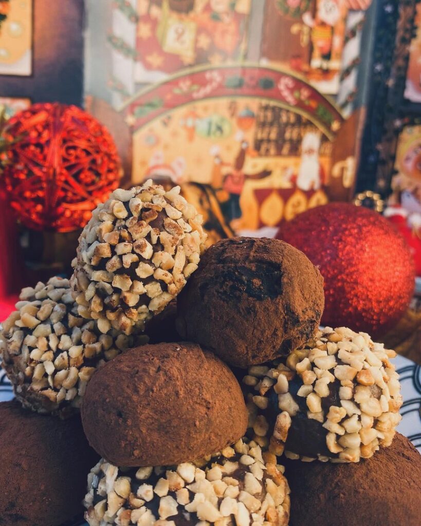 Truffes croustillantes au chocolat au lait
