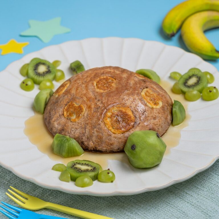 Pancake tortue à la banane