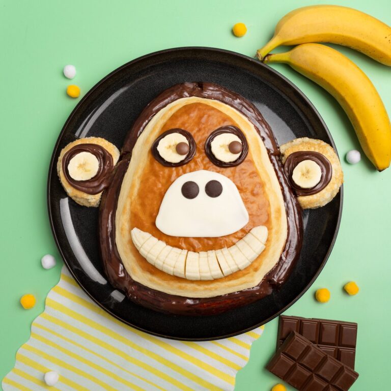 Pancakes à la banane du ouistiti