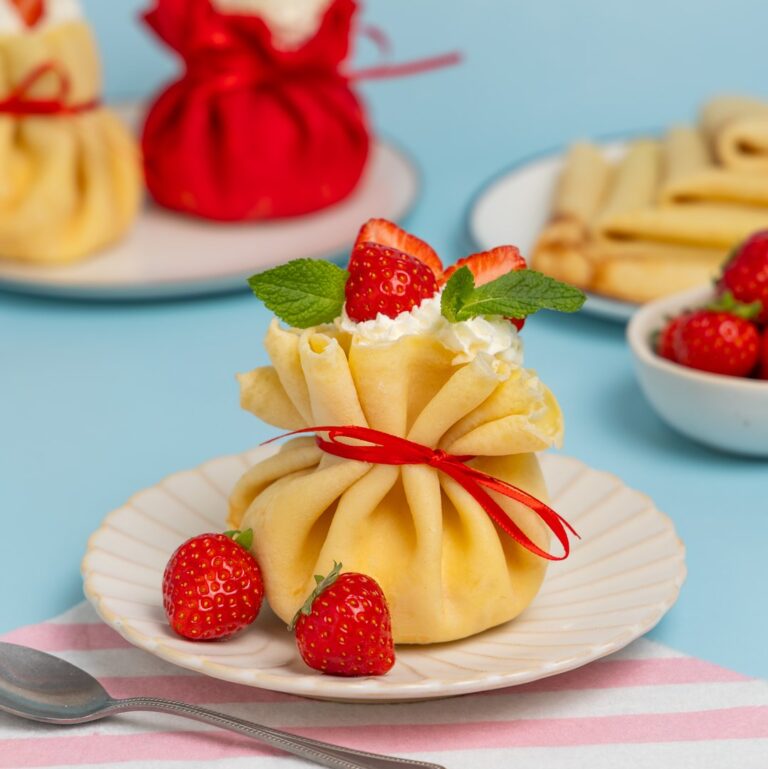 Crêpes fraisier surprises