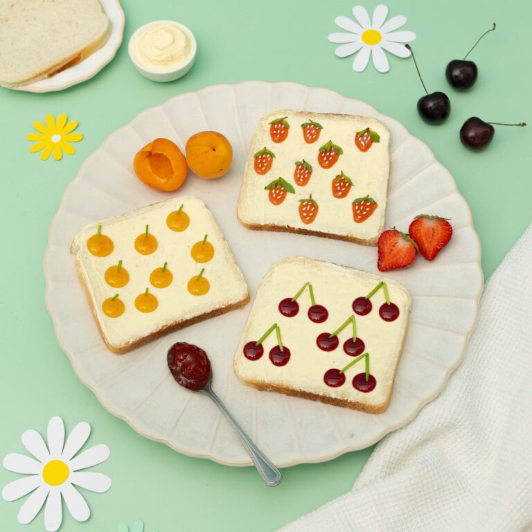 Les tartines fruitées