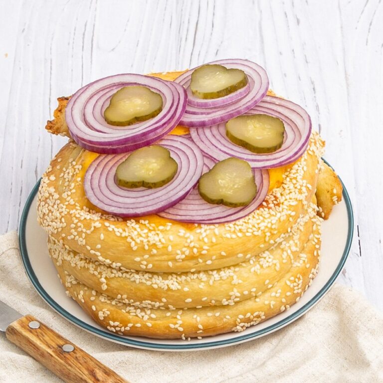 Giant Pretzel Butter Burger