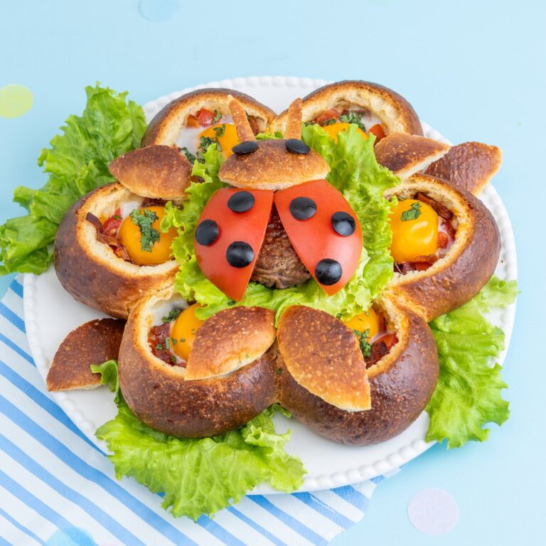 Ladybug Breakfast Burger