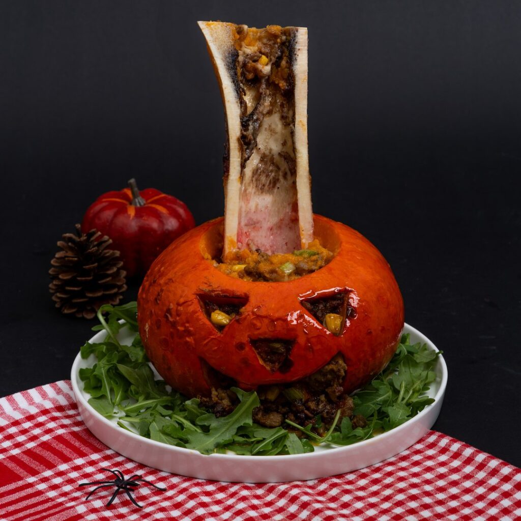 Jack-o’-lantern Shepherd’s Pie