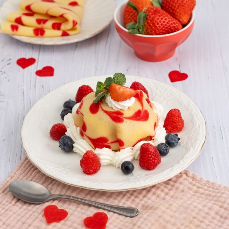 Le dôme fraisier Saint-Valentin