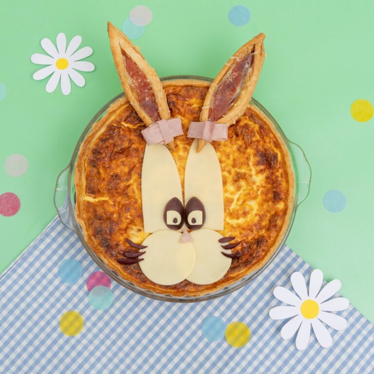 La quiche lapin de Pâques