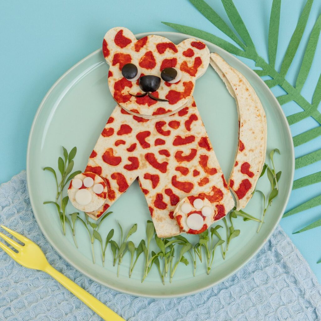 Leopard Pizza Quesadilla