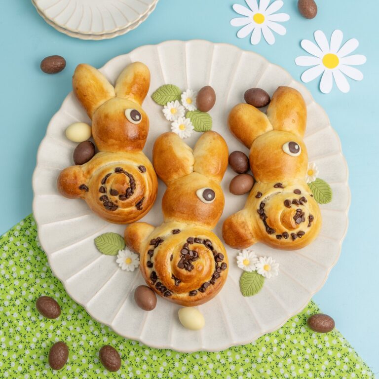 Brioches au chocolat de Pâques