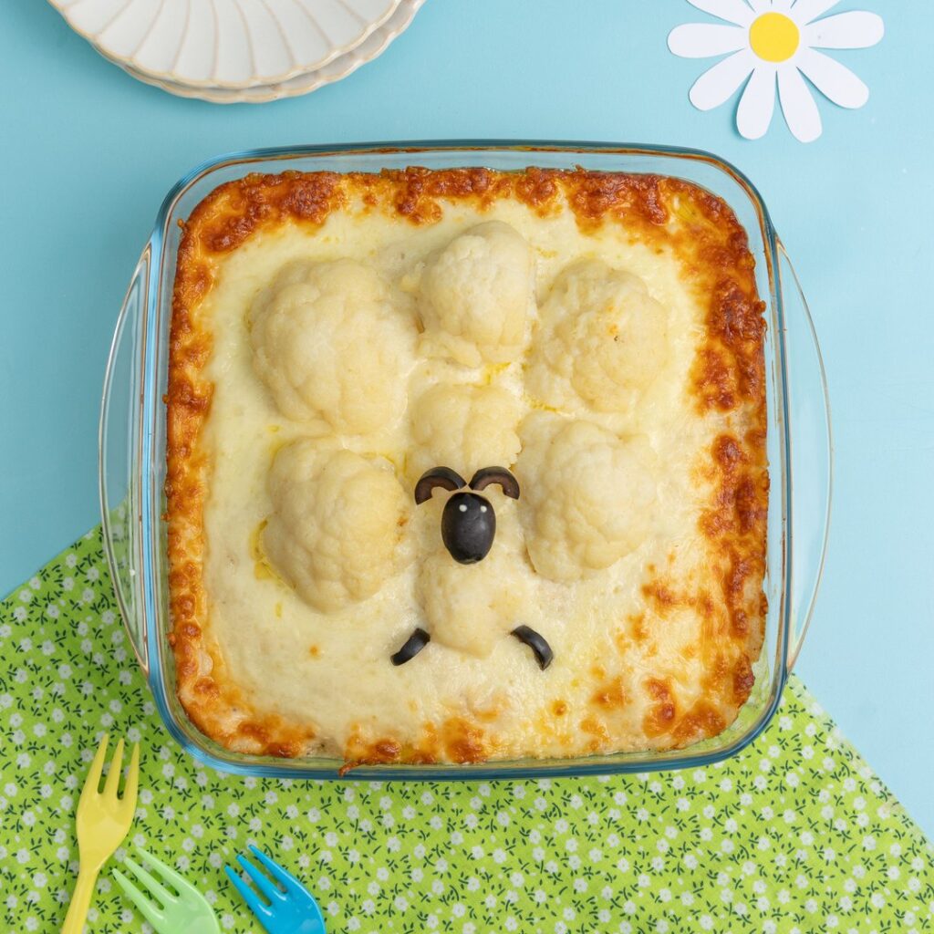 Gratin de chou-fleur pomme de terre mouton