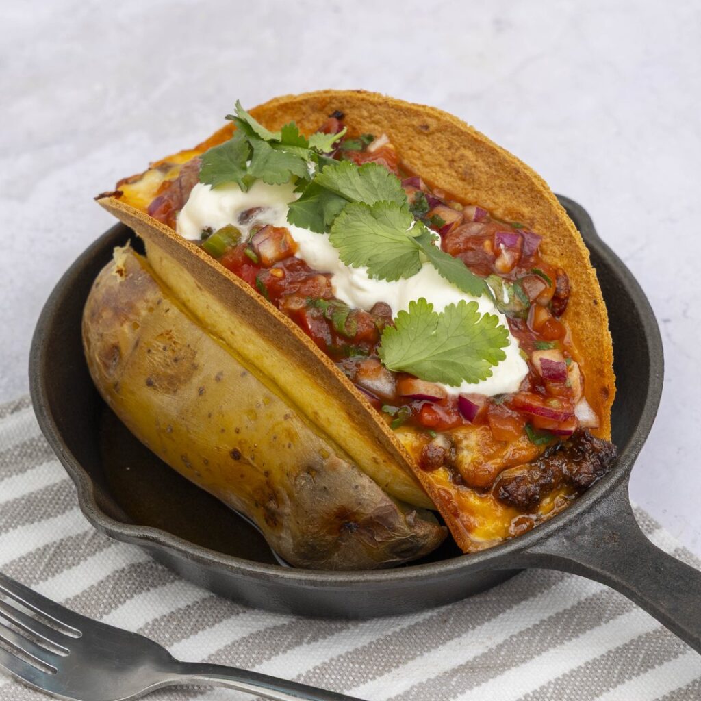 Taco Baked Potato