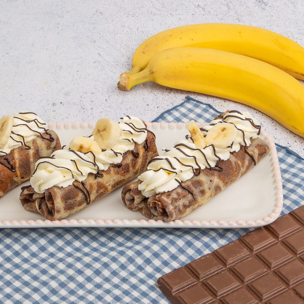 Crêpes chocolat-banane
