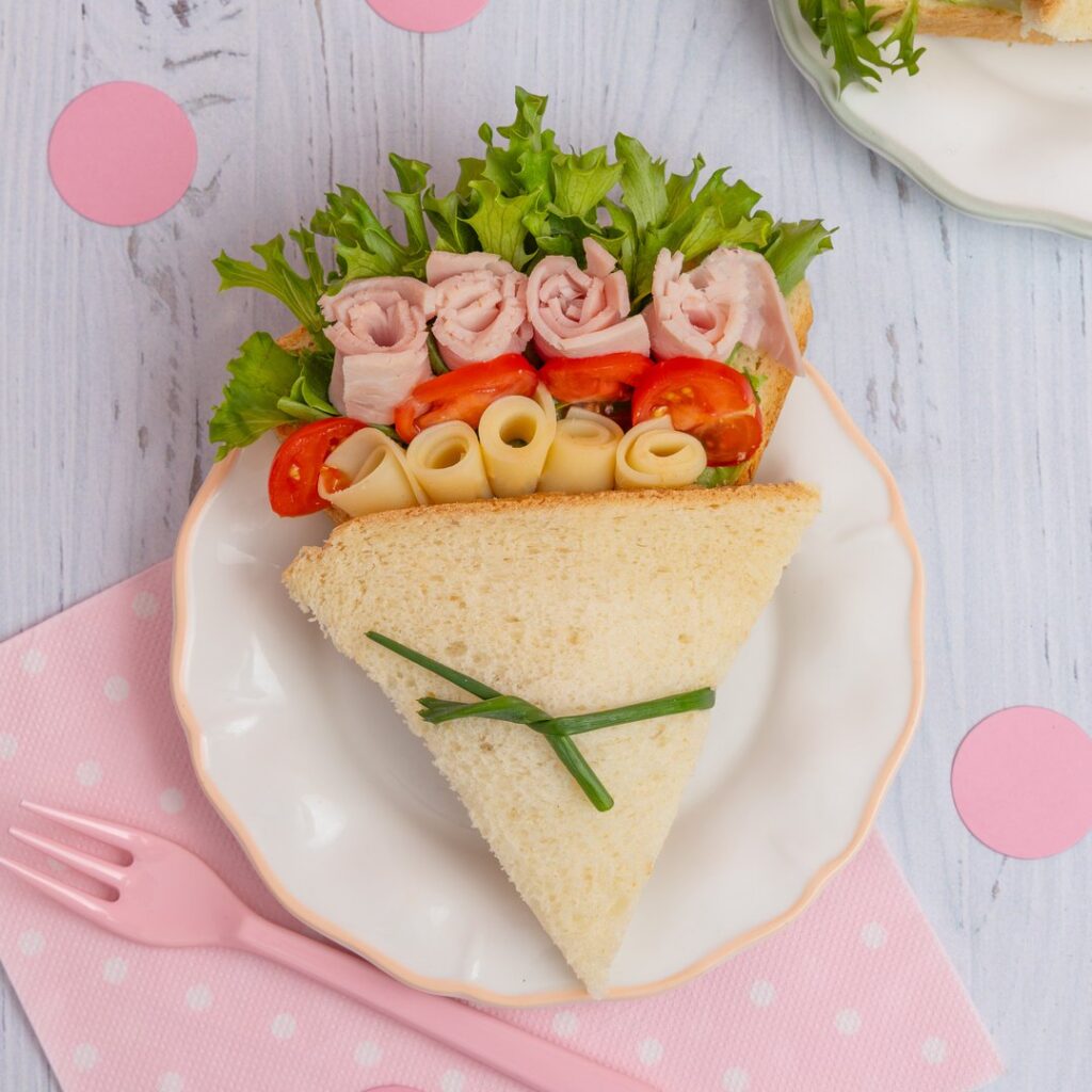 Le club sandwich bouquet