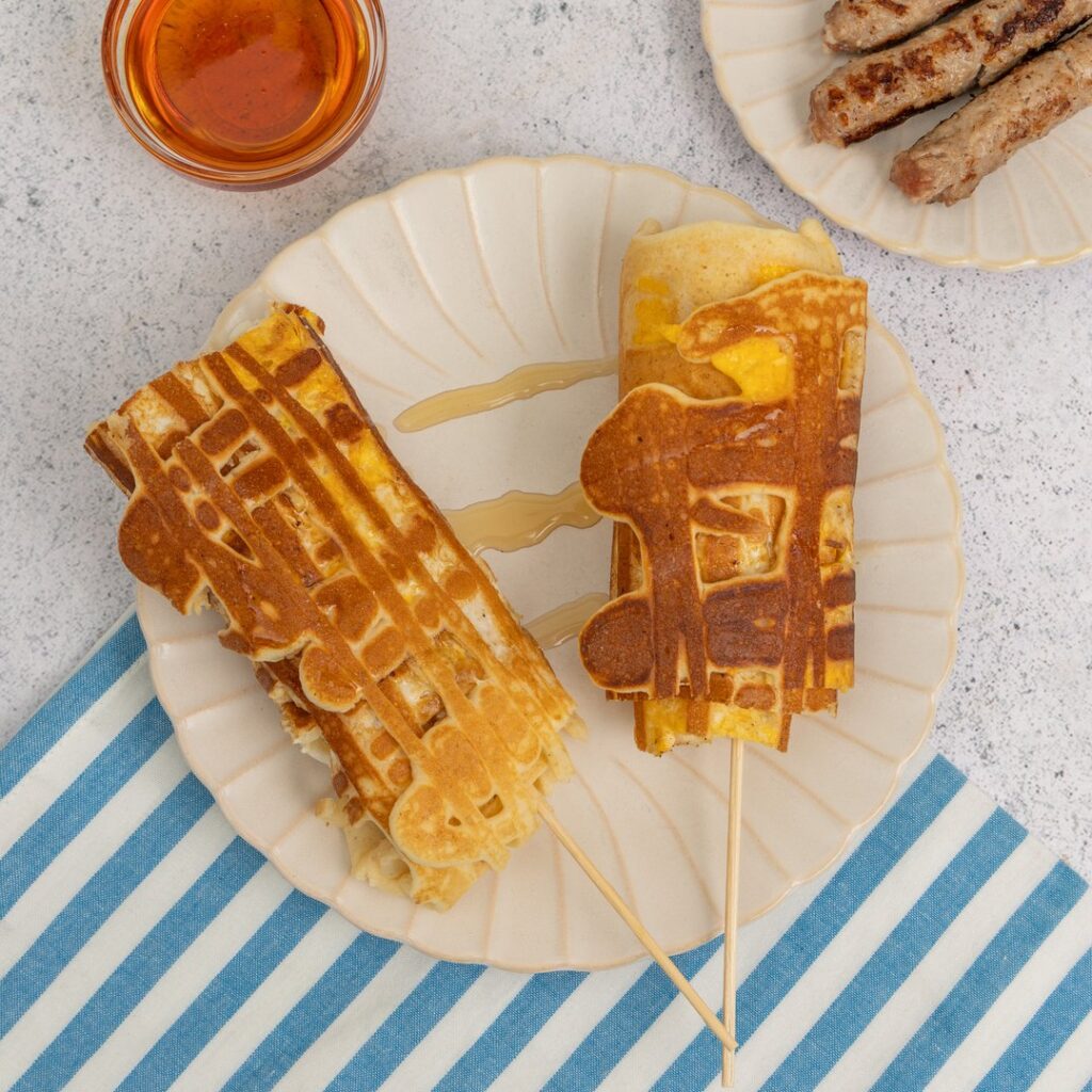 Sausage & Pancake Roll
