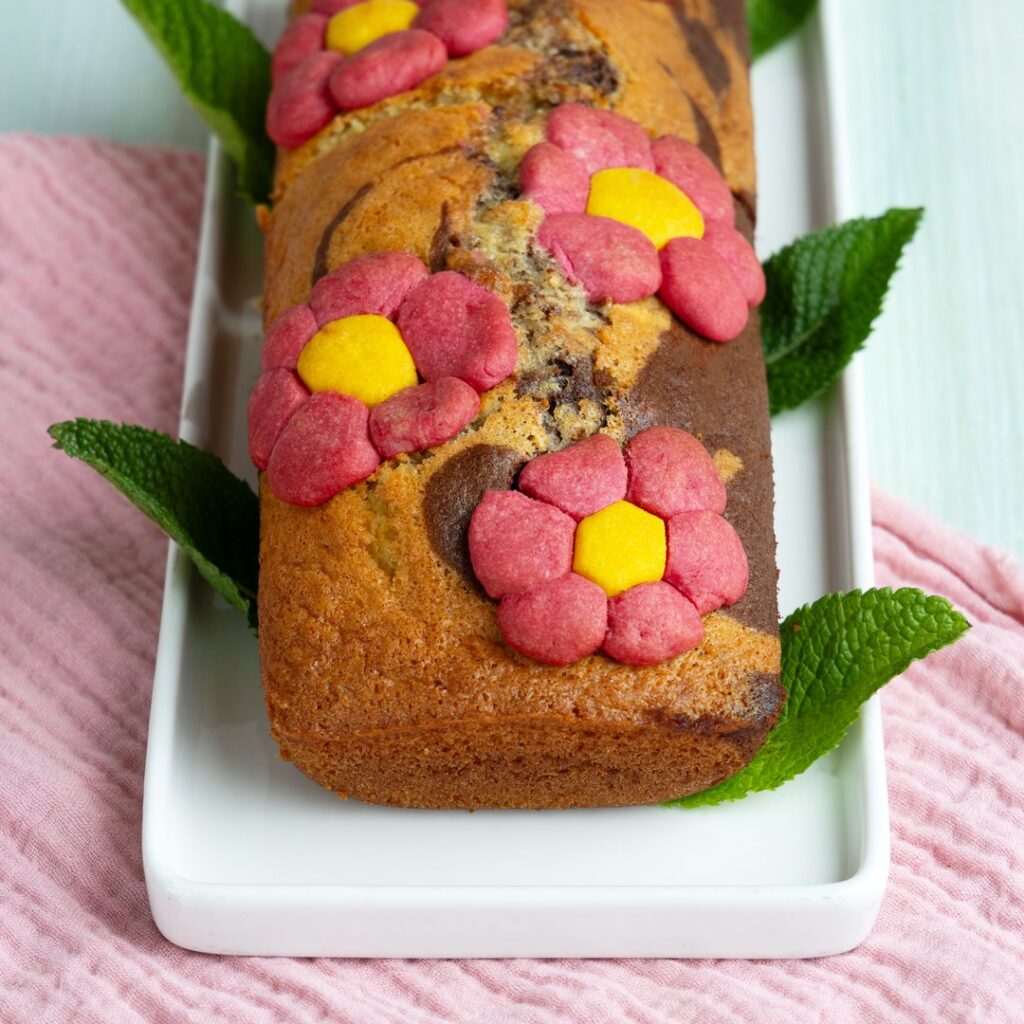Cake fleuri