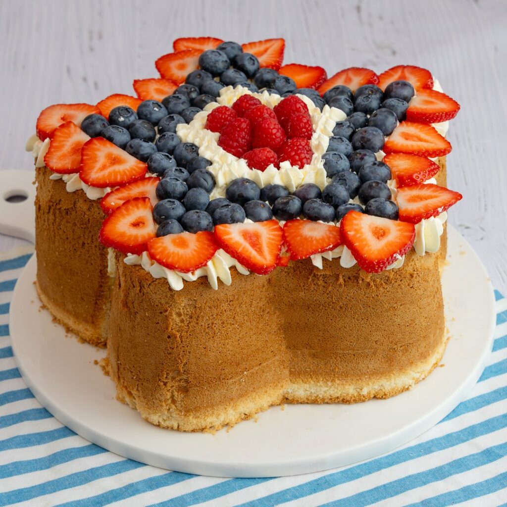 4th of July Star Flag Cake