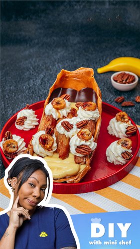 Bunch of Banana Beignets