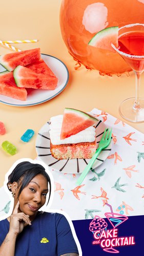 Watermelon Jolly Rancher Cake