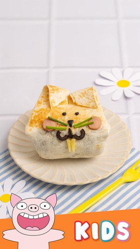 Easter Rabbit Burrito