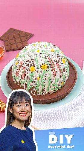 Les fleurs en chocolat