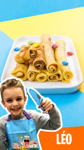 Les roulades de crêpes