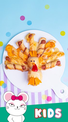 Chefclub Kids - Episode 4 - Cutest Turkey Cheesy Breadsticks