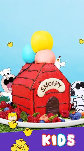 Snoopy's House With Berries