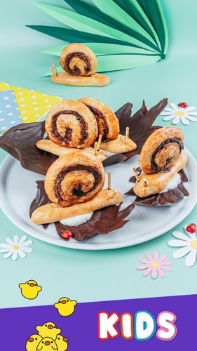Escargots et glaces de choc